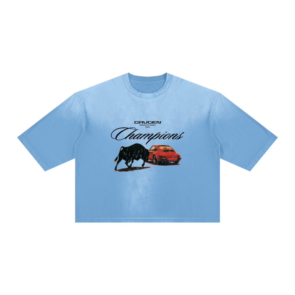 Unisex Vintage Wash Sunfade Boxy T-Shirt