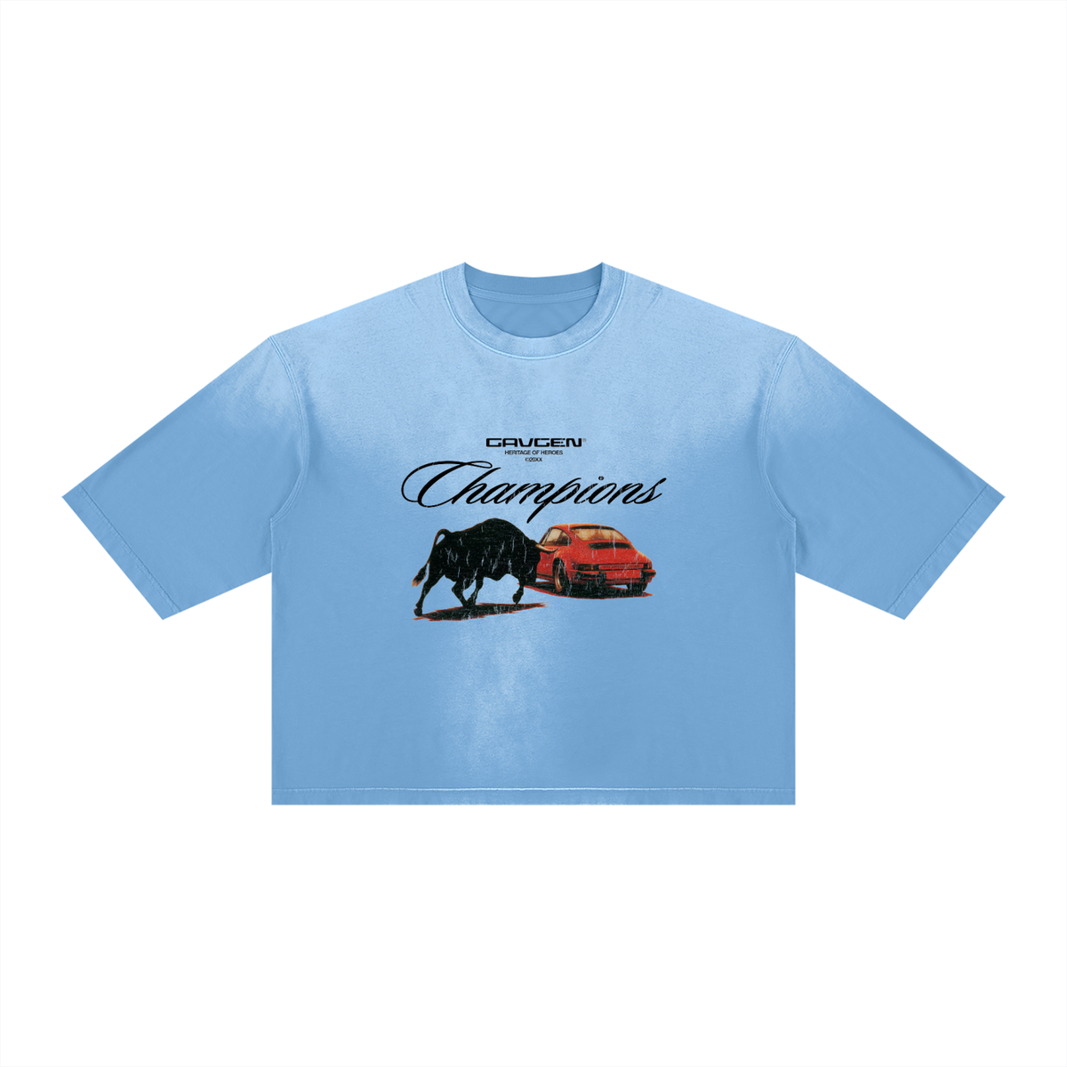 Unisex Vintage Wash Sunfade Boxy T-Shirt
